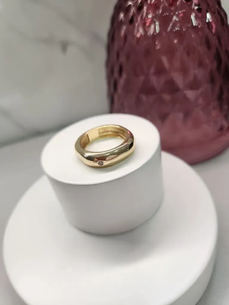 ANEL OURO GORDINHO 1 Z