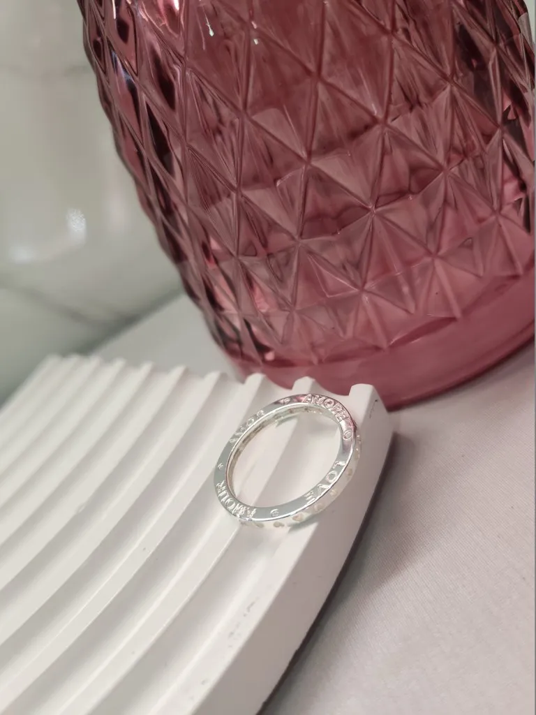 ANEL PRATA CORAÇÕES LOVE