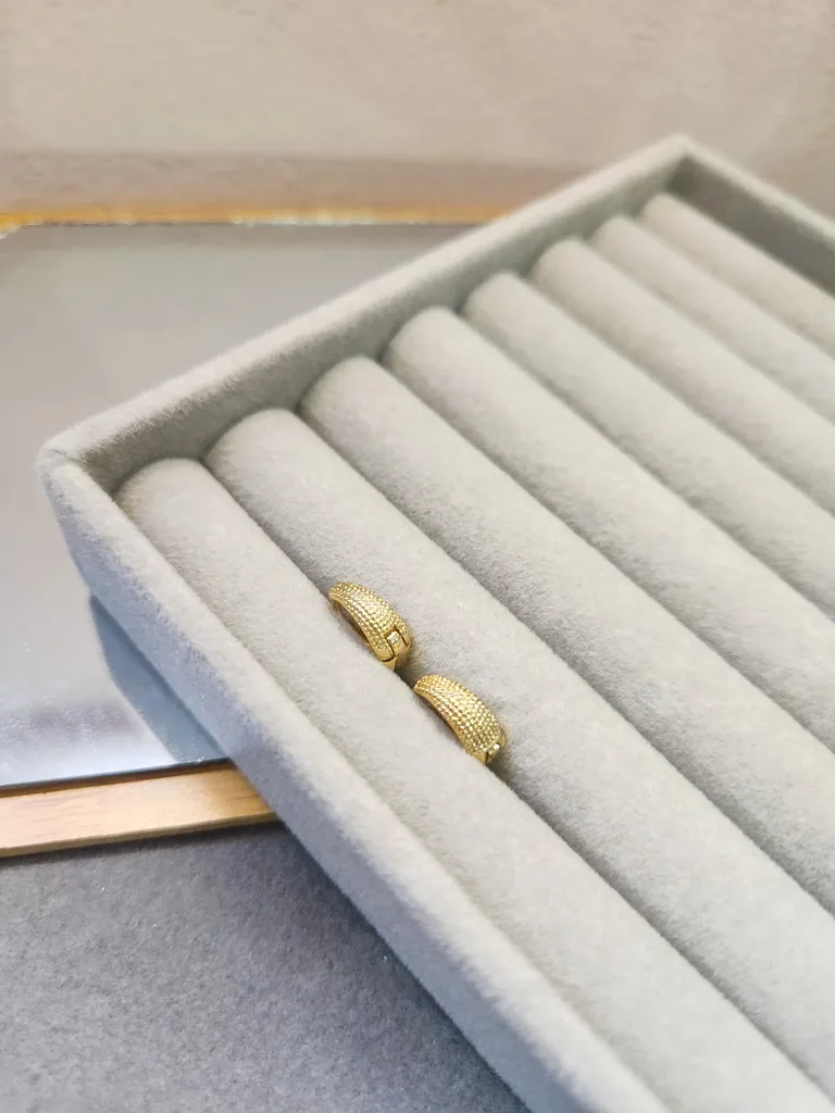 BRINCO OURO ARGOLA CRAQUELADA P