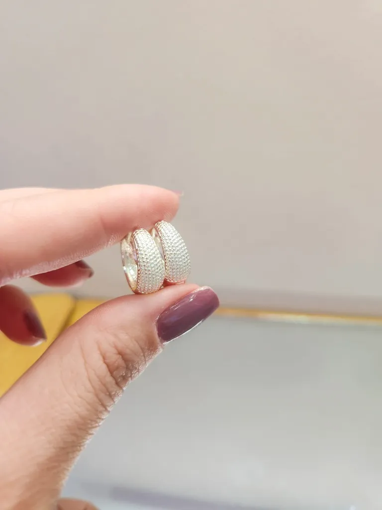 BRINCO PRATA CRAQUELADA G