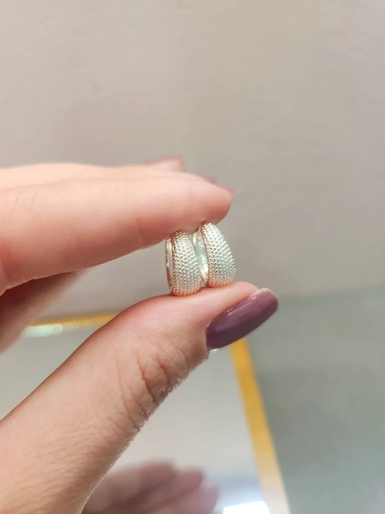 BRINCO PRATA CRAQUELADA M