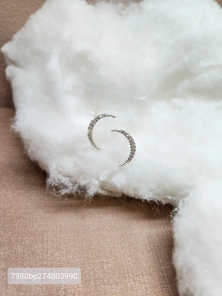 BRINCO PRATA LUA MINGUANTE