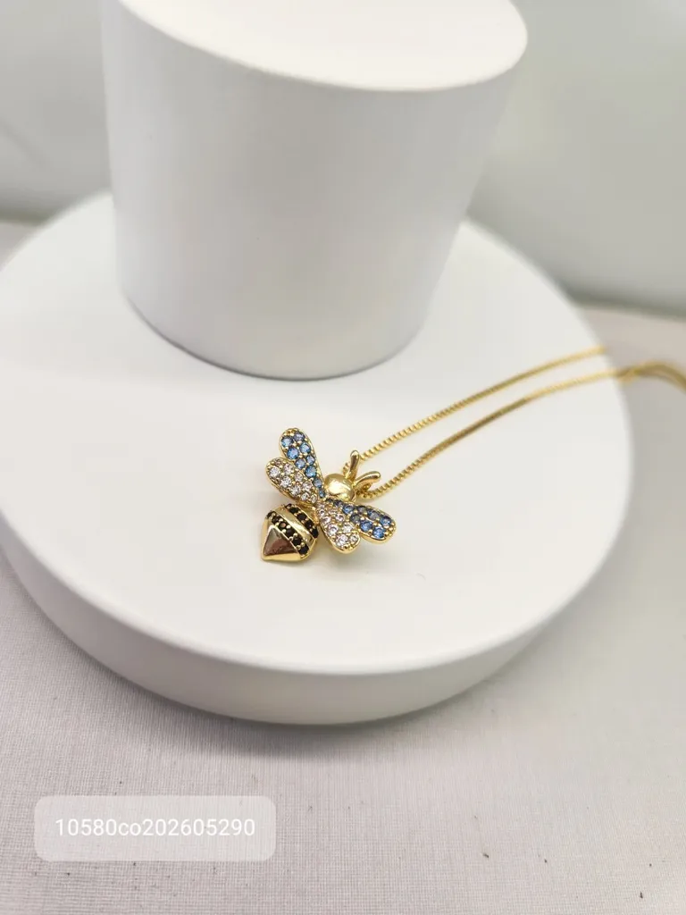 COLAR OURO ABELHINHA