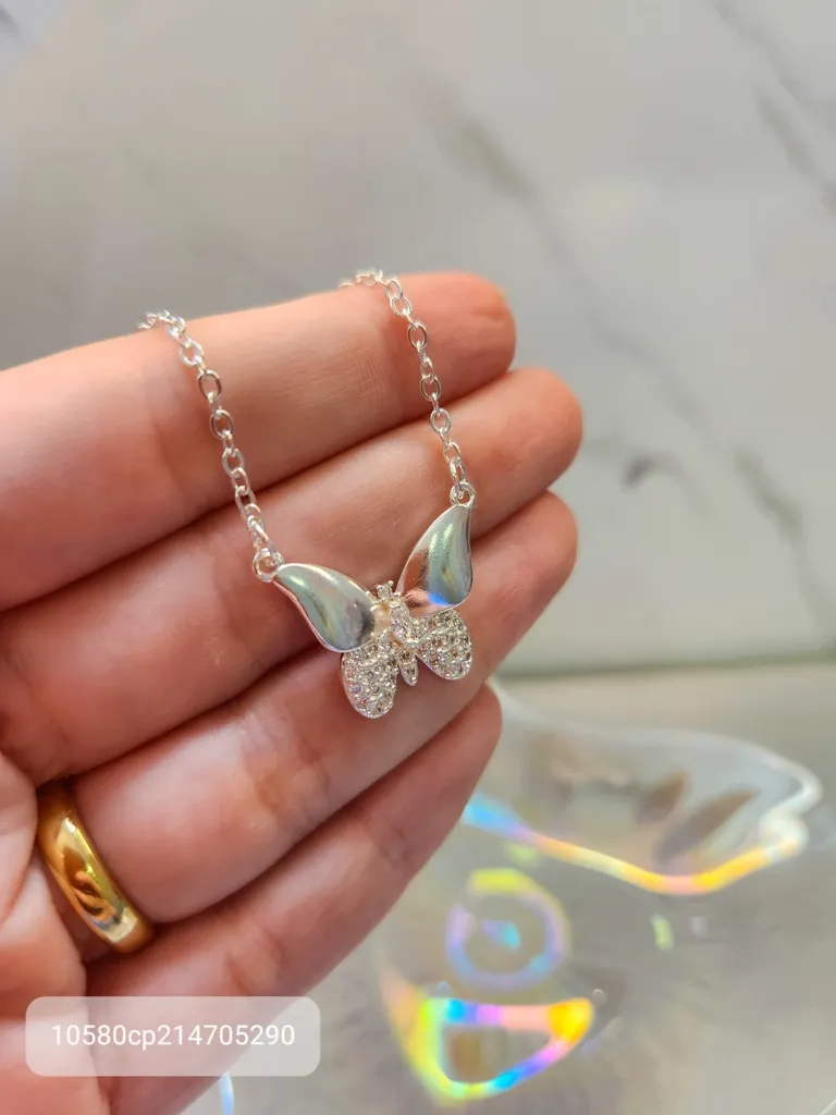 COLAR PRATA BORB LISA ZIRC