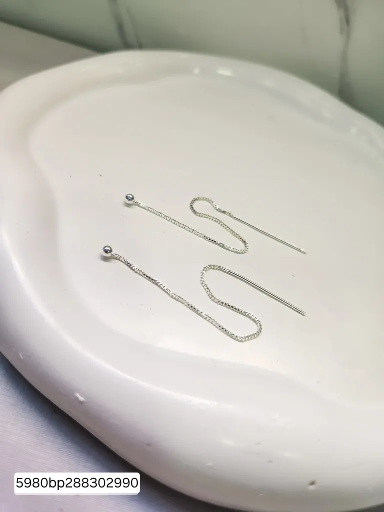 BRINCO PRATA BOLA VENEZIANA