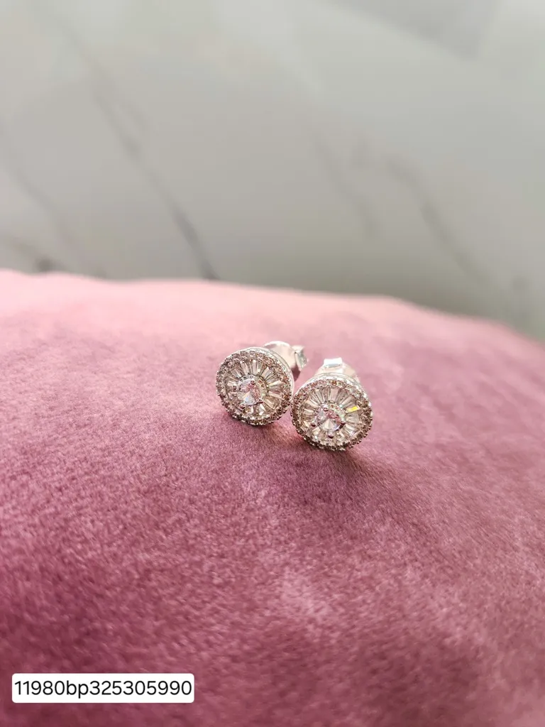 BRINCO PRATA PIZZA ZIRC