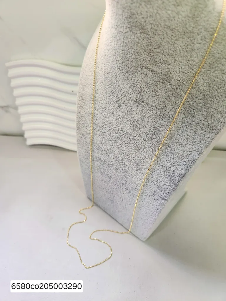 COLAR OURO LONGO CORR BOLIN