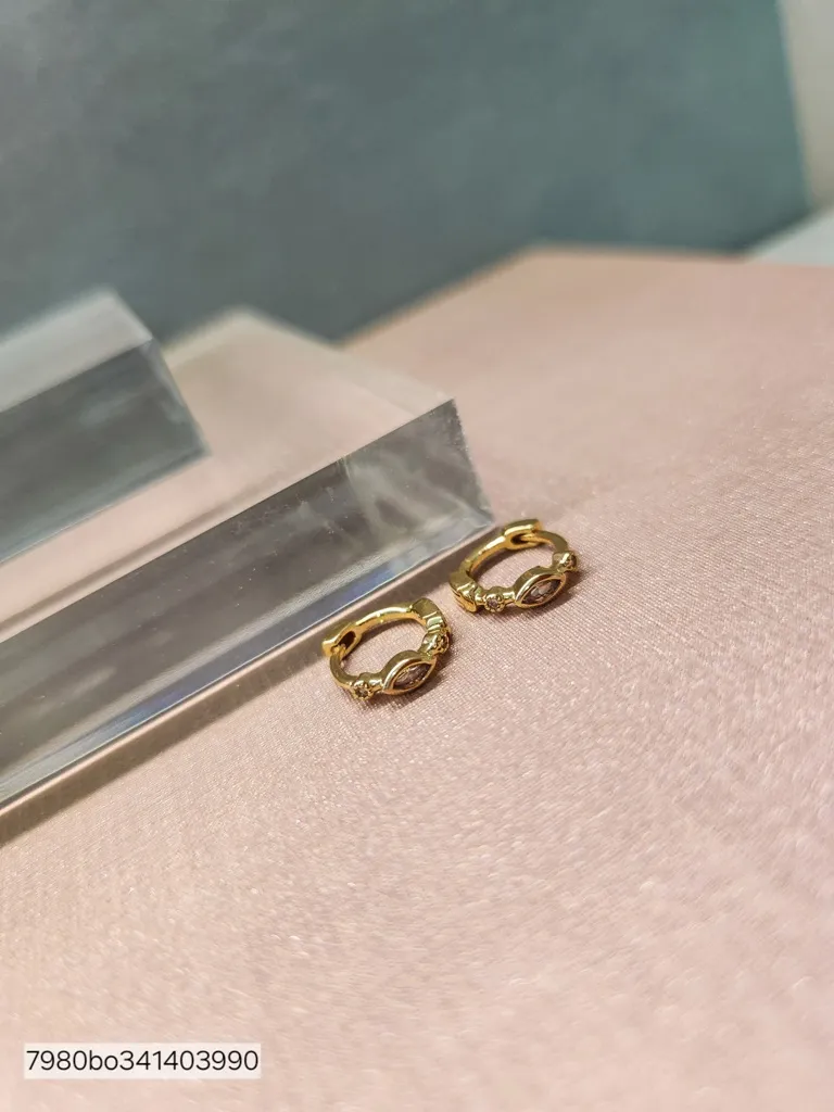 BRINCO OURO ARGOLA LOS PONTO P