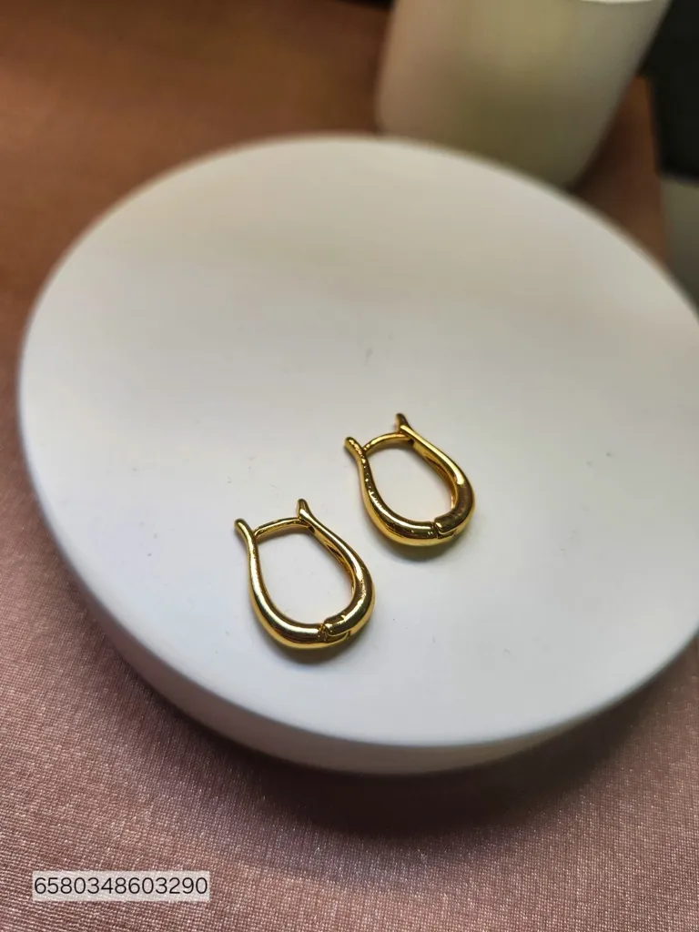 BRINCO OURO ARGOLA PONTAS P