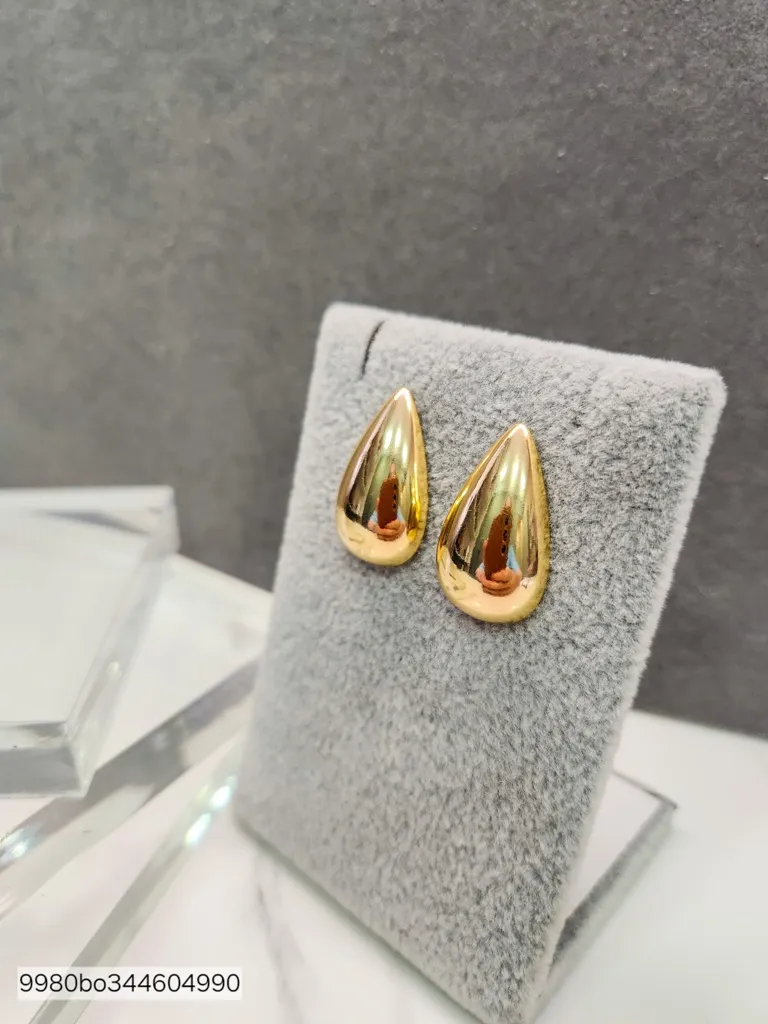 BRINCO OURO GOTA GORDINHA