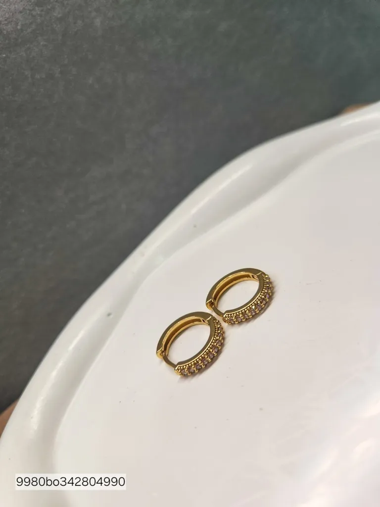 BRINCO OURO ARGOLA CLASS 1 FILA G