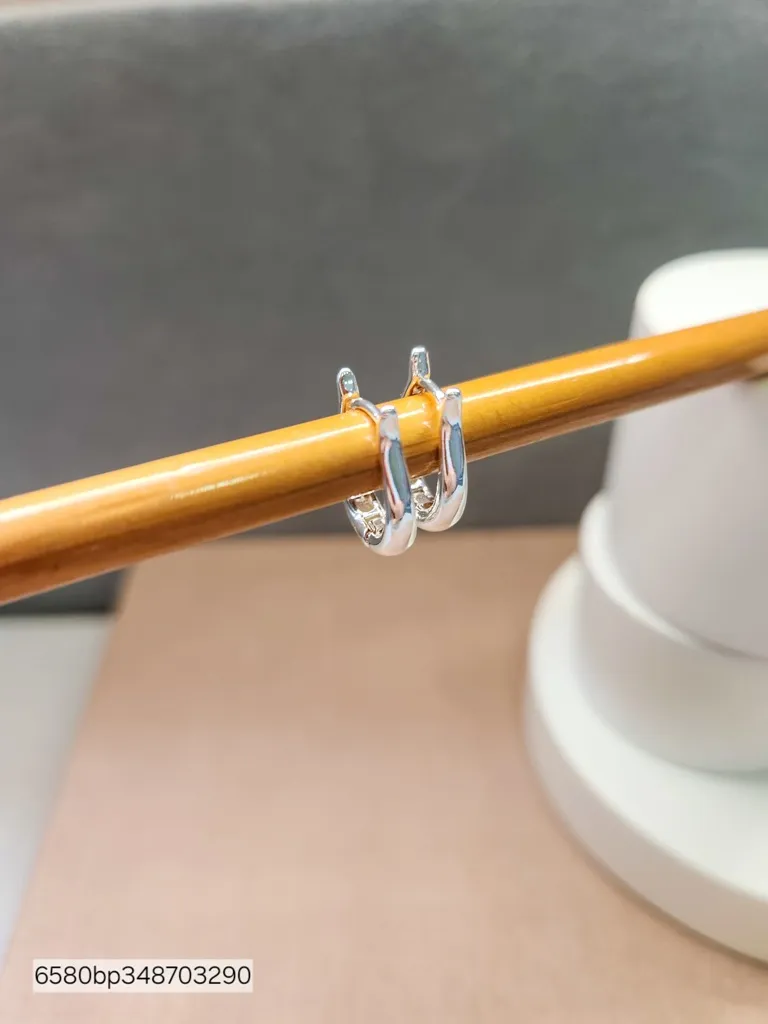 BRINCO PRATA ARGOLA PONTAS P