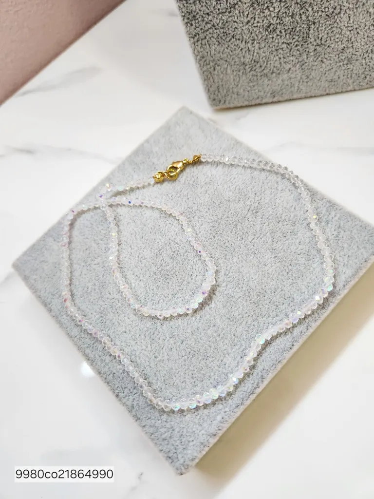 COLAR OURO CRISTAL FURTA COR