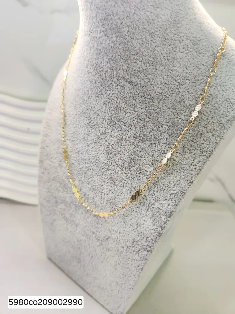 COLAR OURO DUAS BOL PINO