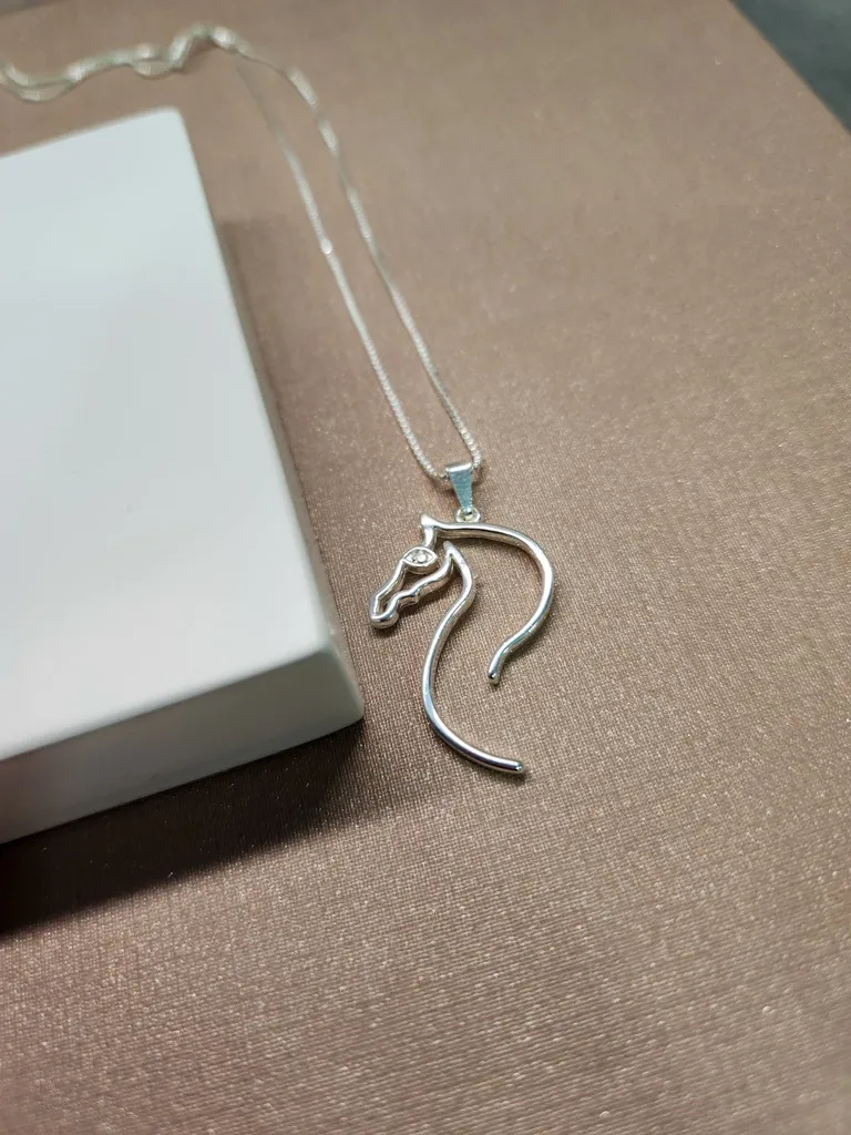 COLAR PRATA CAVALO