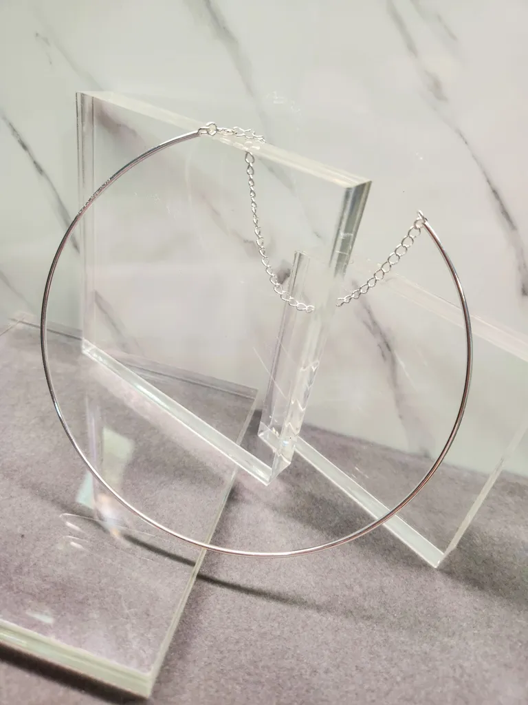 COLAR PRATA GARGANTILHA RÍG  LISA