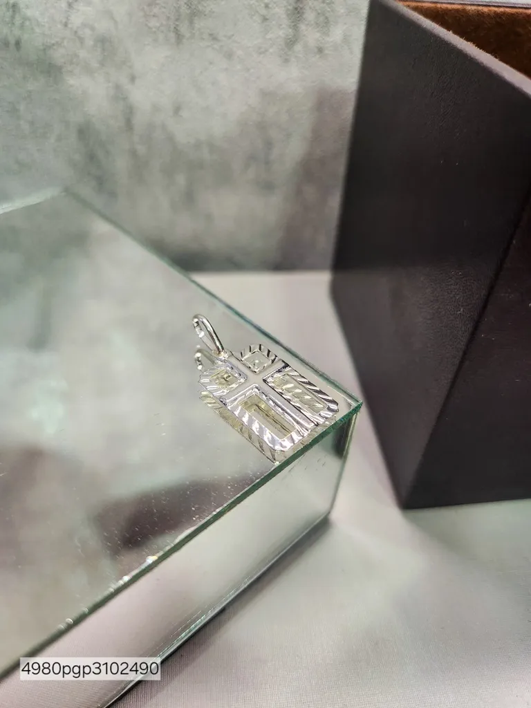 PINGENTE OURO CRUZ RETANG