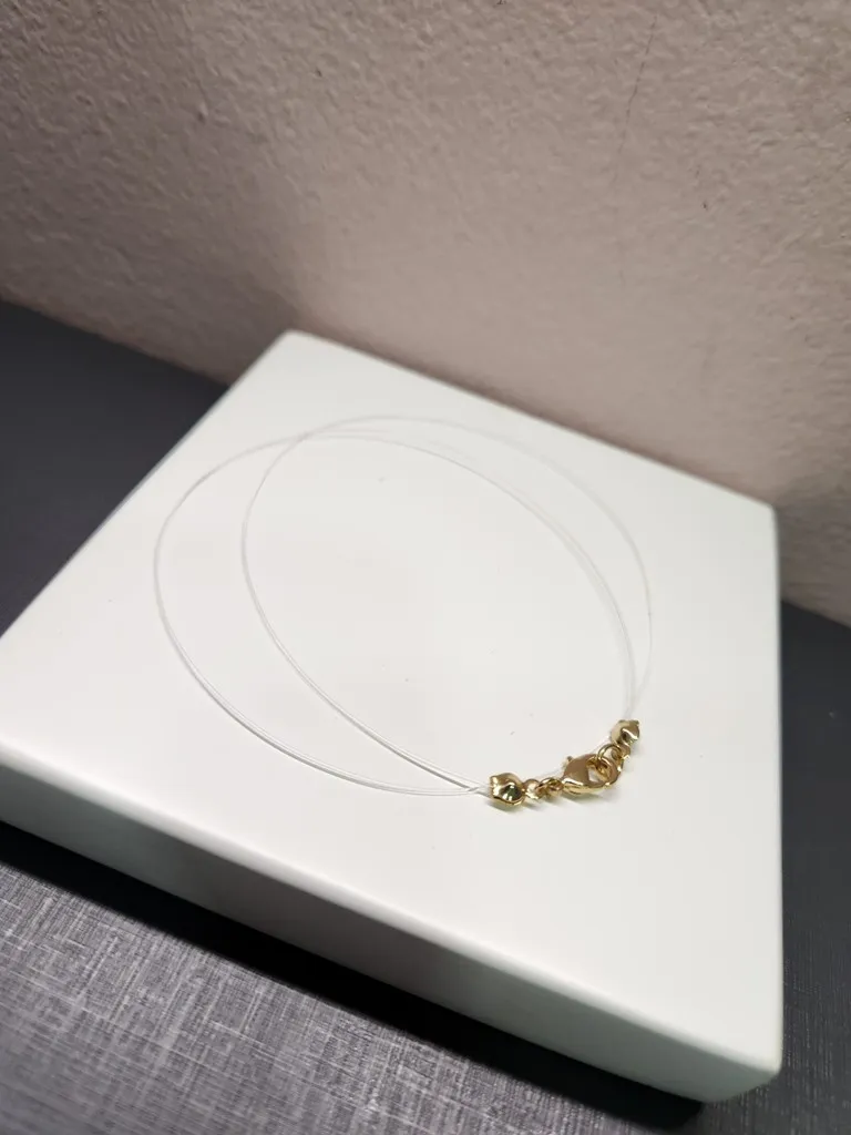 COLAR OURO INVISIVEL