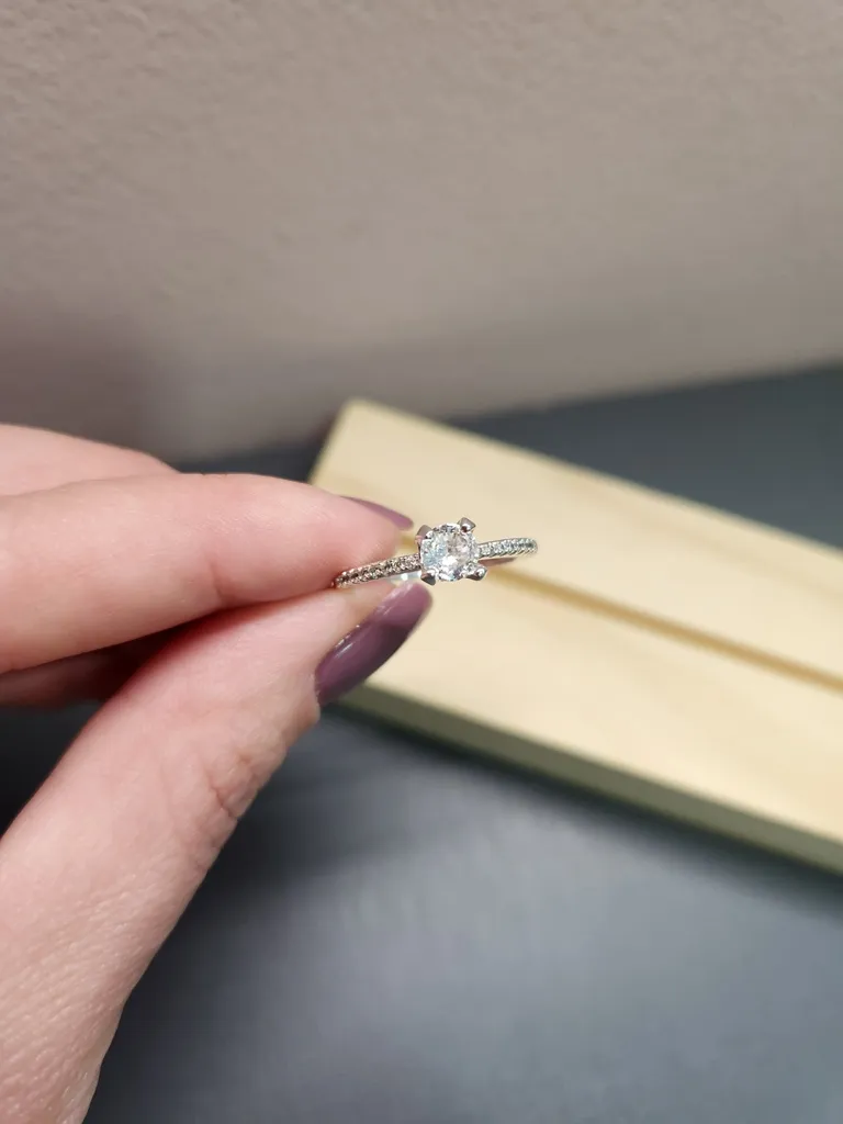 ANEL PRATA CRISTAL CIRC