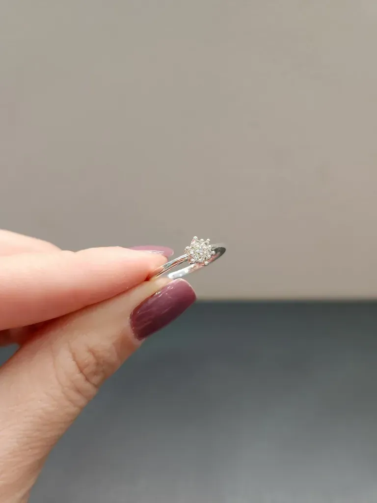 ANEL PRATA SOLIT FLOR