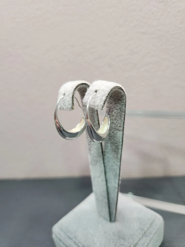 BRINCO PRATA ARGOLA LISA ENCAIXE