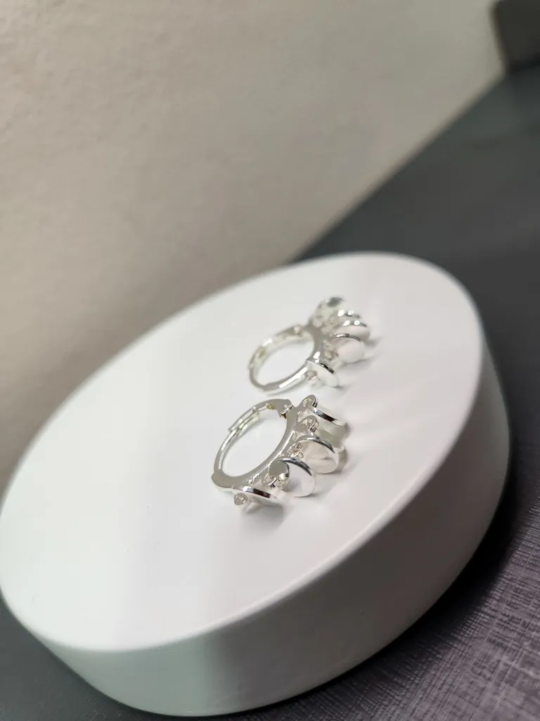 BRINCO PRATA ARGOLA TRANQUETA DISCO