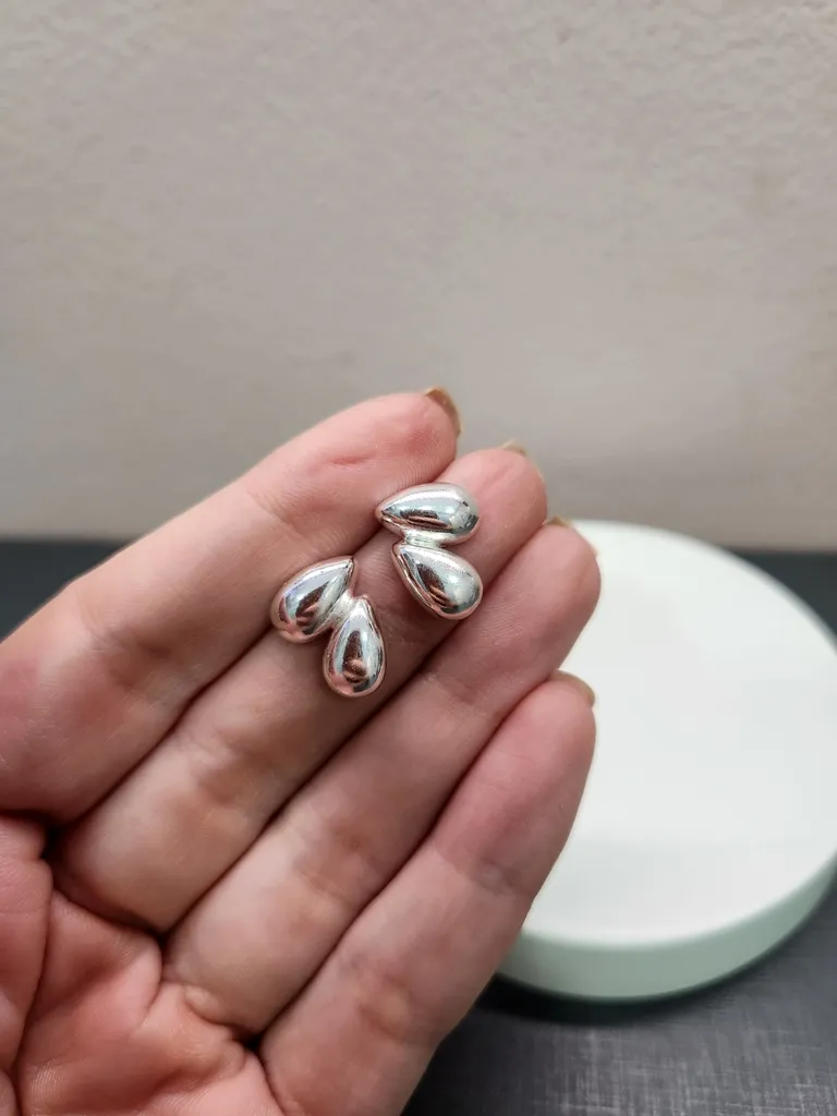 BRINCO PRATA DUAS GOTAS