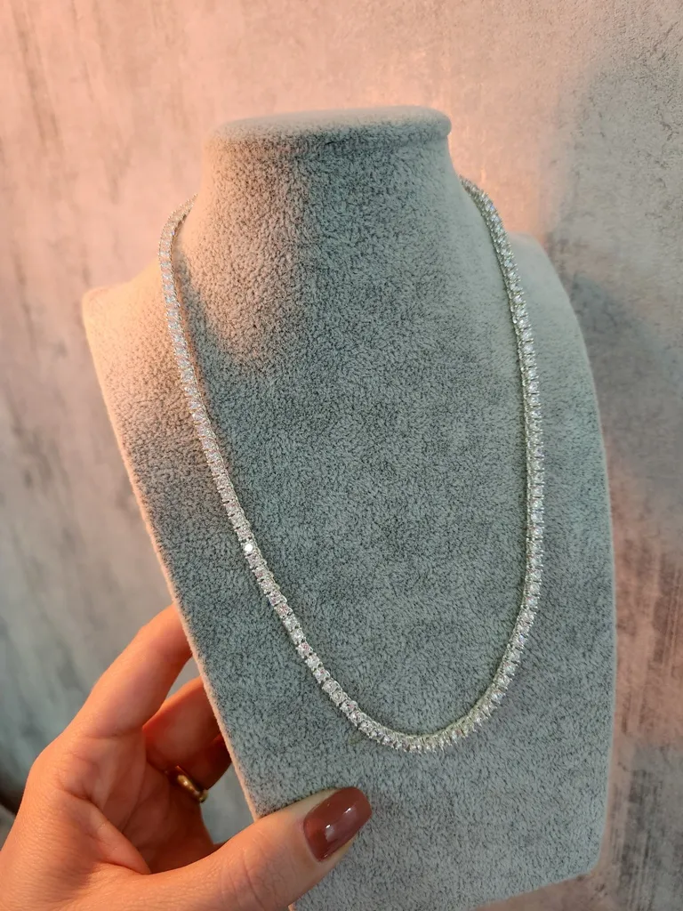 COLAR PRATA RIVIERA 4 PONTAS