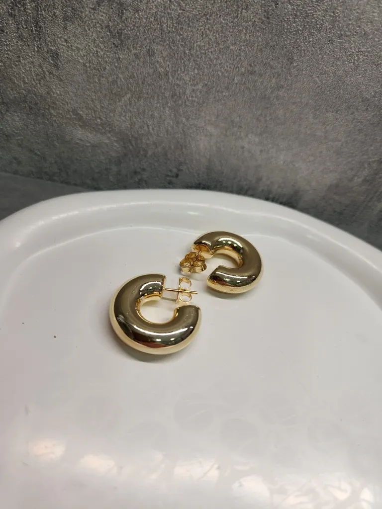 BRINCO OURO ARGOLA GORDINHA