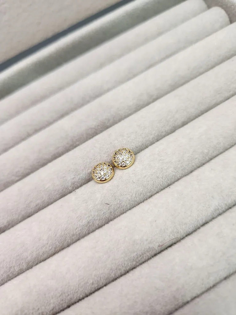 BRINCO OURO CIRC ZIR M