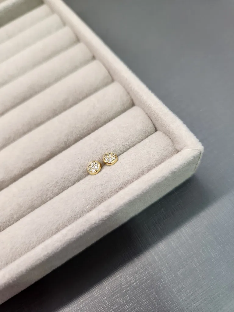 BRINCO OURO CIRC ZIR P