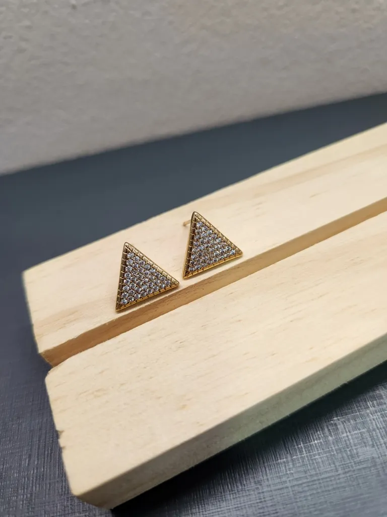 BRINCO OURO TRI ZIR G