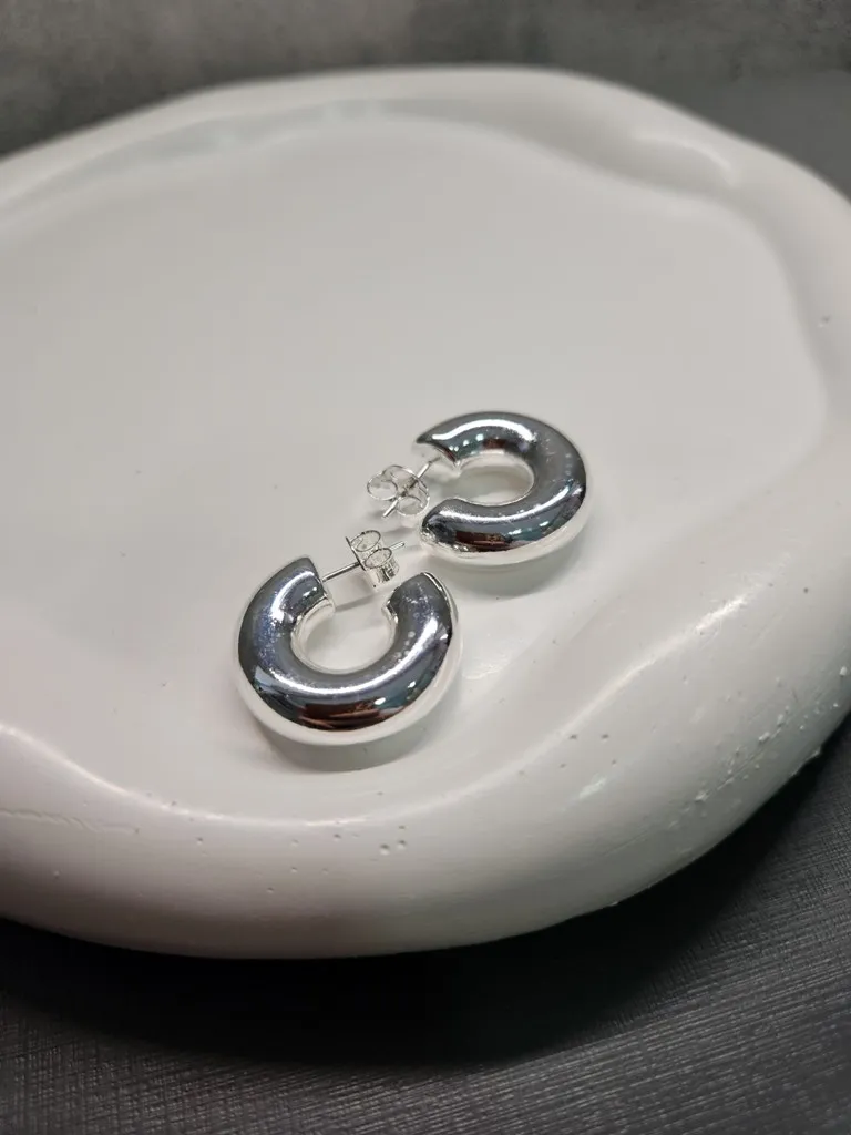 BRINCO PRATA ARGOLA GORDINHA