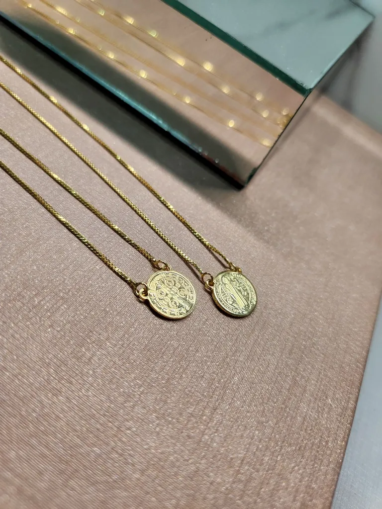 COLAR OURO ESCAPULARIO SB