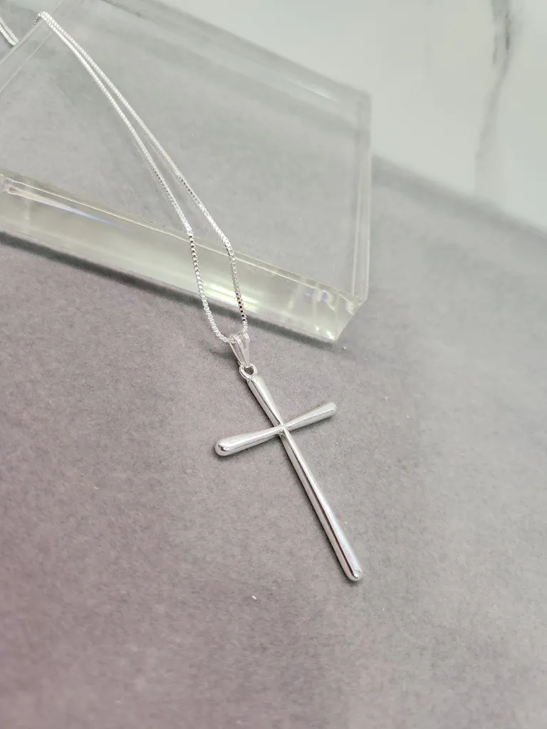 COLAR PRATA CRUZ