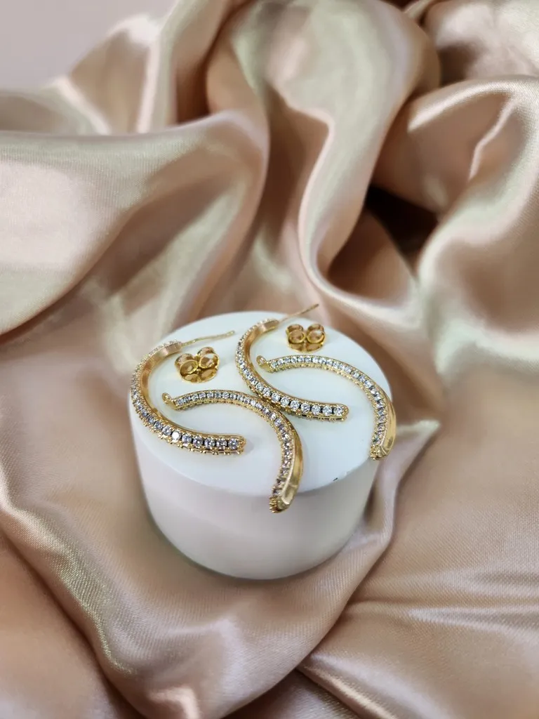 BRINCO OURO DOIS FIOS Z