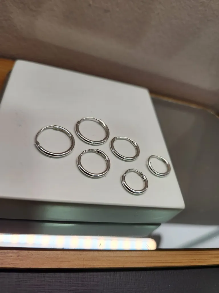 BRINCO PRATA TRIO ARG FIO  CIRC