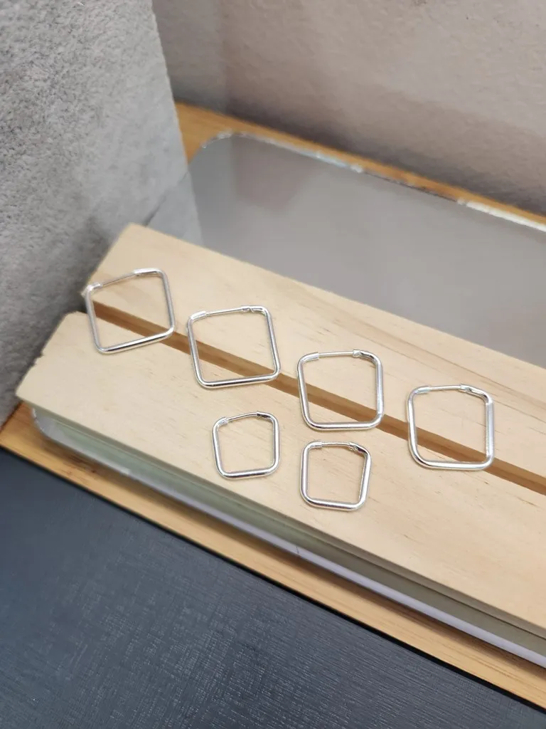 BRINCO PRATA TRIO ARG FIO  QUAD