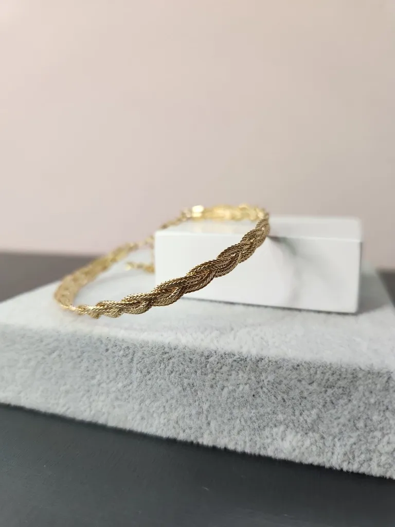 PULSEIRA OURO TRANÇADA