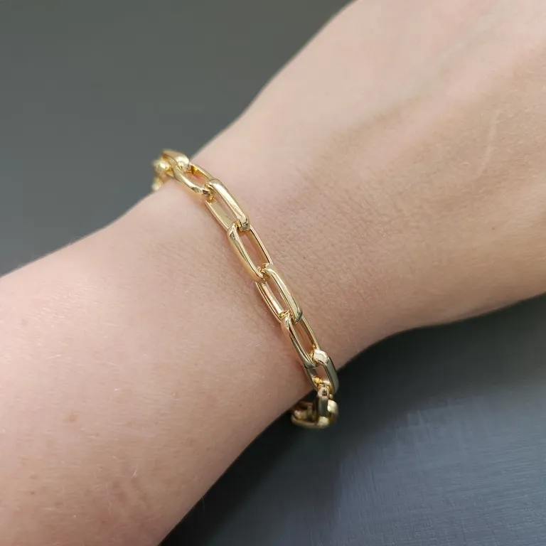 PULSEIRA OURO RETANGULO