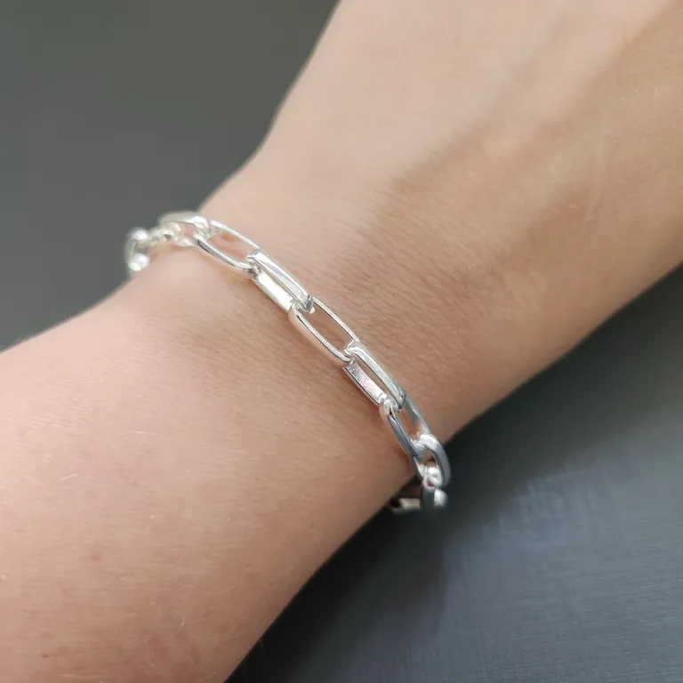 PULSEIRA PRATA RETANGULO