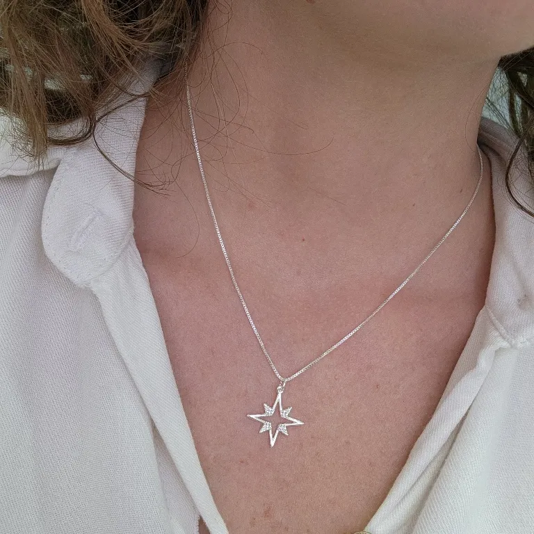 COLAR PRATA FLASH ZIRC