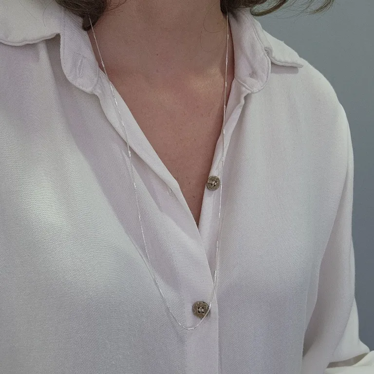 COLAR PRATA LONGO  VENEZ PINO