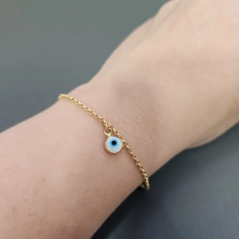 PULSEIRA OURO OLHO GREGO 1