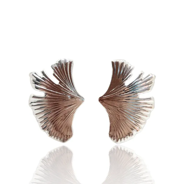 BRINCO PRATA PÉTALA