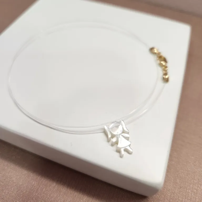 COLAR OURO INV MENINA MADR