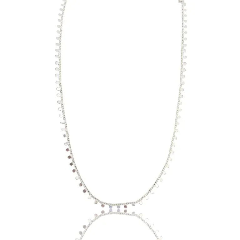 COLAR PRATA DISQUINHOS CHAP