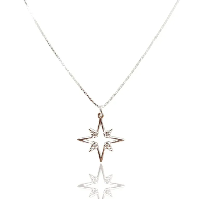 COLAR PRATA FLASH ZIRC