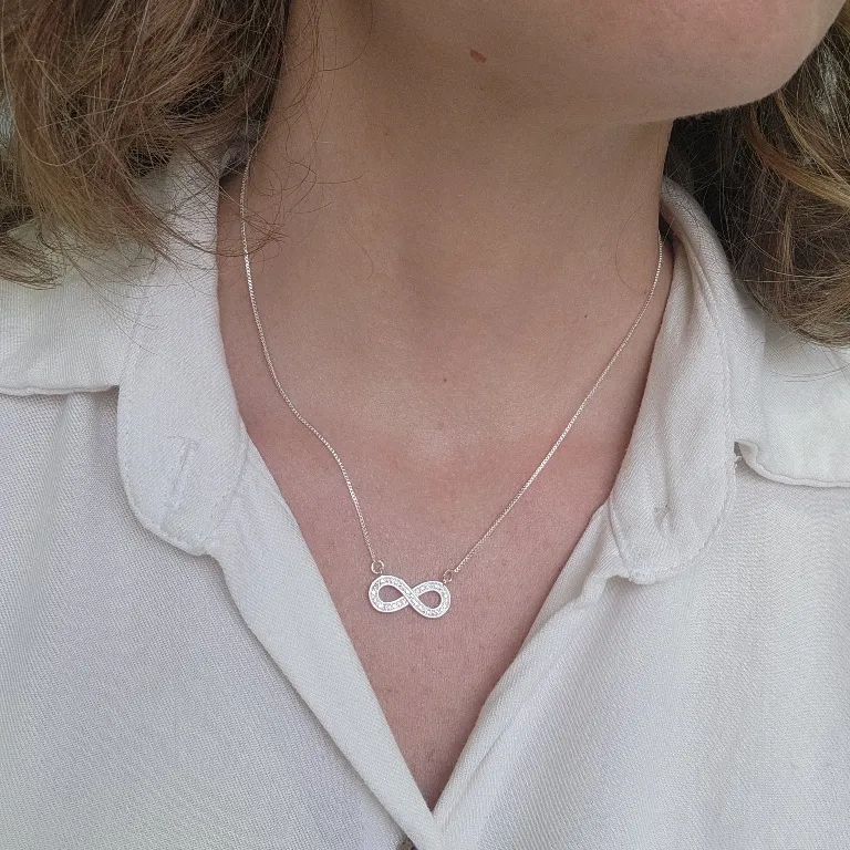 COLAR PRATA INFINITO
