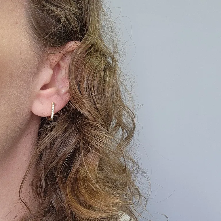 BRINCO OURO ARGOLA 2 Z M QUAD